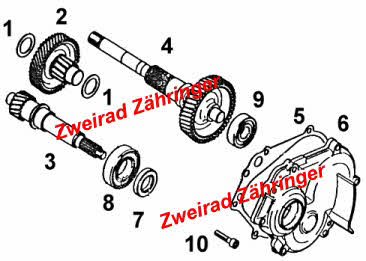 Getriebe Leonardo 125-150